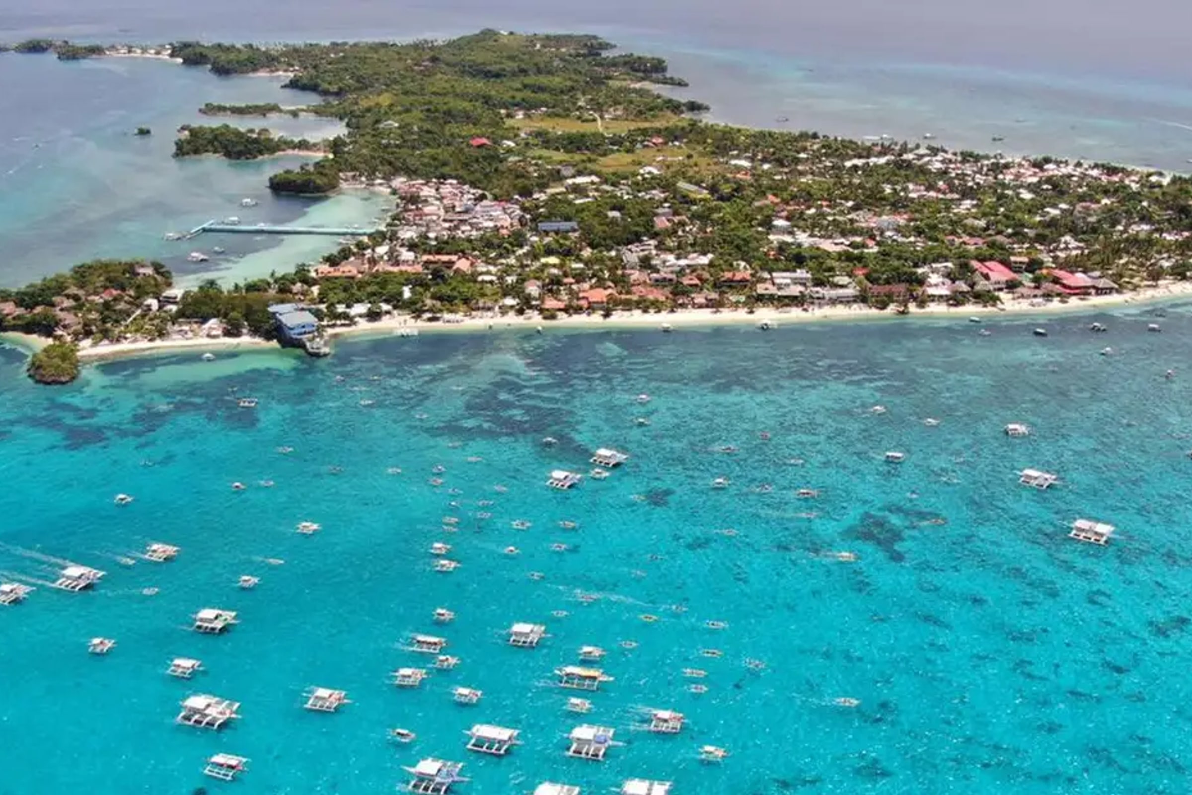 Kalanggaman & Malapascua Island Day Tour with Private Transportation